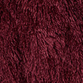 Yumi Burgundy Luxe Fluffy Faux Fur Coat