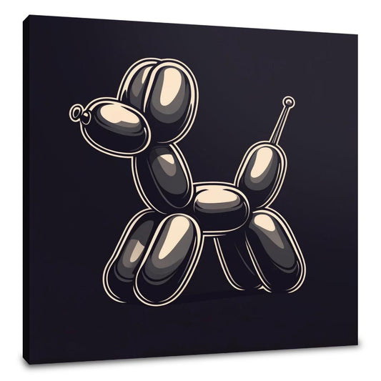 Whimsical Balloon Dog Canvas