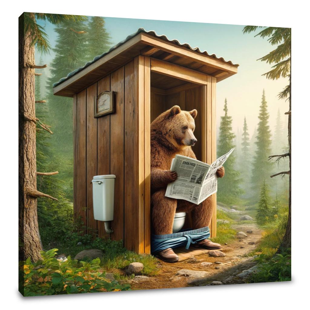 Forest News Break Canvas
