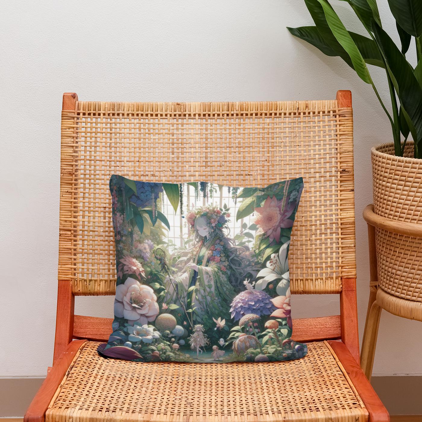 Secret Garden's Guardian Cotton Cushion