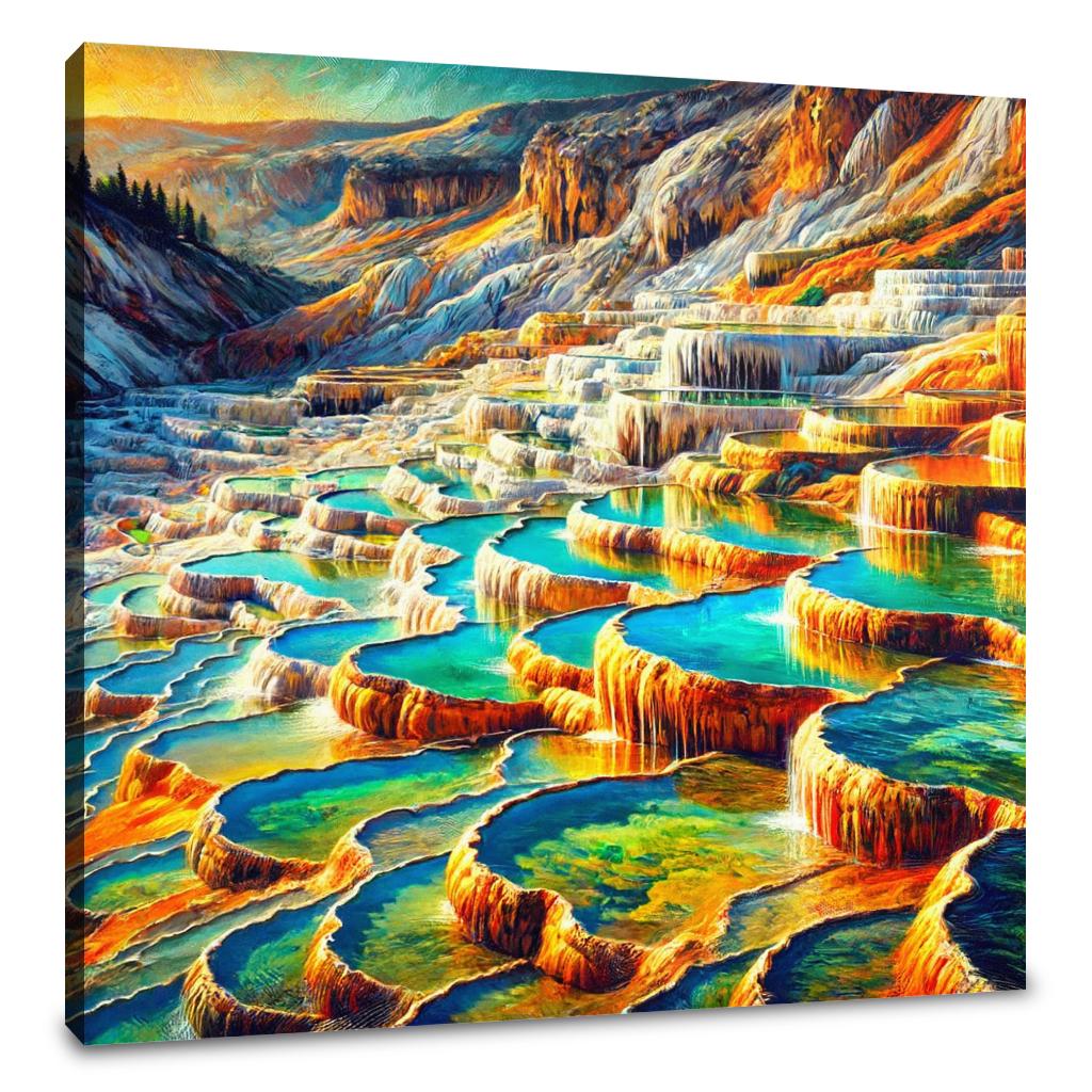 Terraced Springs Canvas