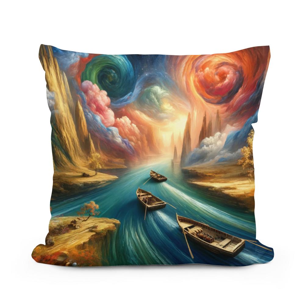 Mystical Voyages Cotton Cushion