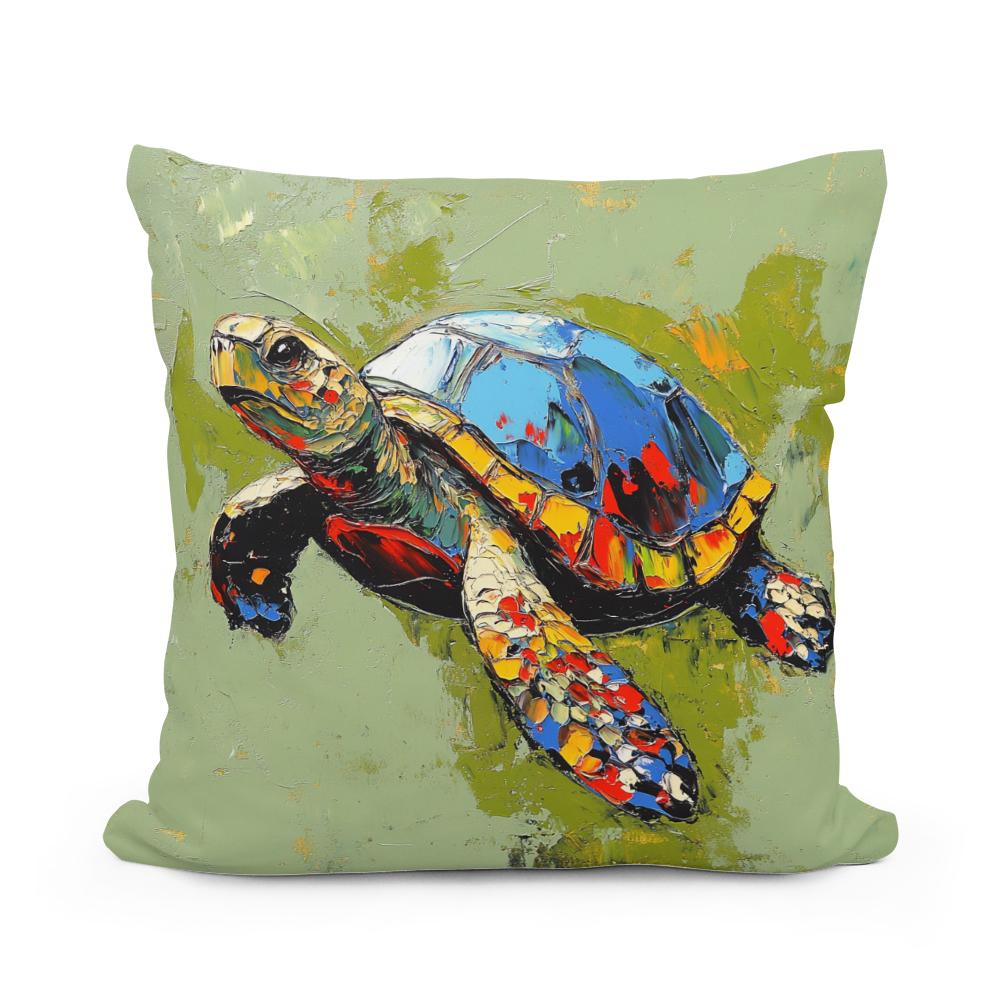 Turtle's Radiant Cotton Cushion