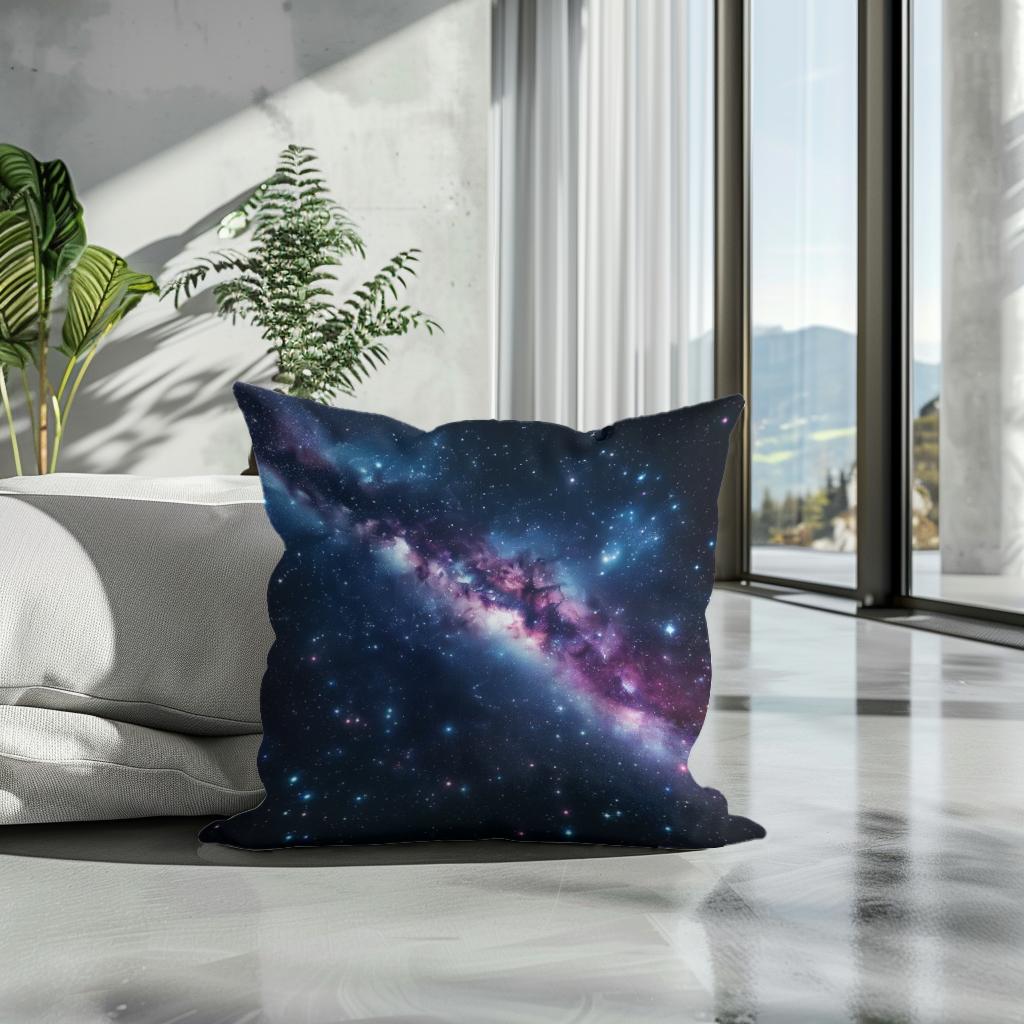 Starlit Elegance Cotton Cushion