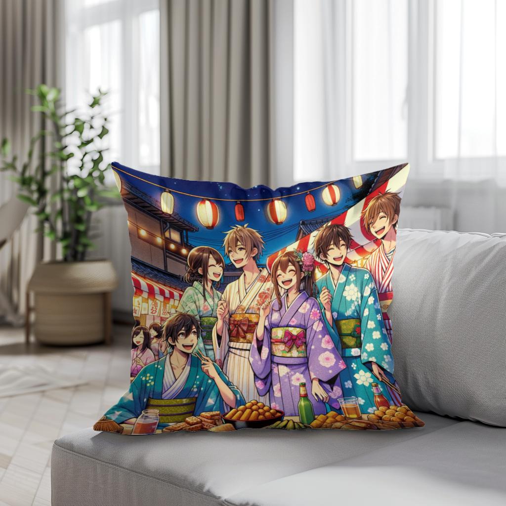 Summer Festival Magic Cotton Cushion