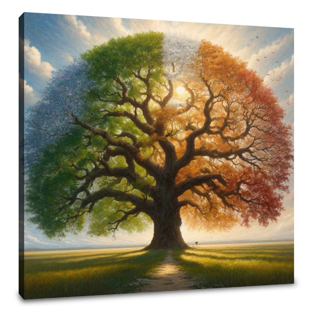 Timeless Oak Seasons Canvas
