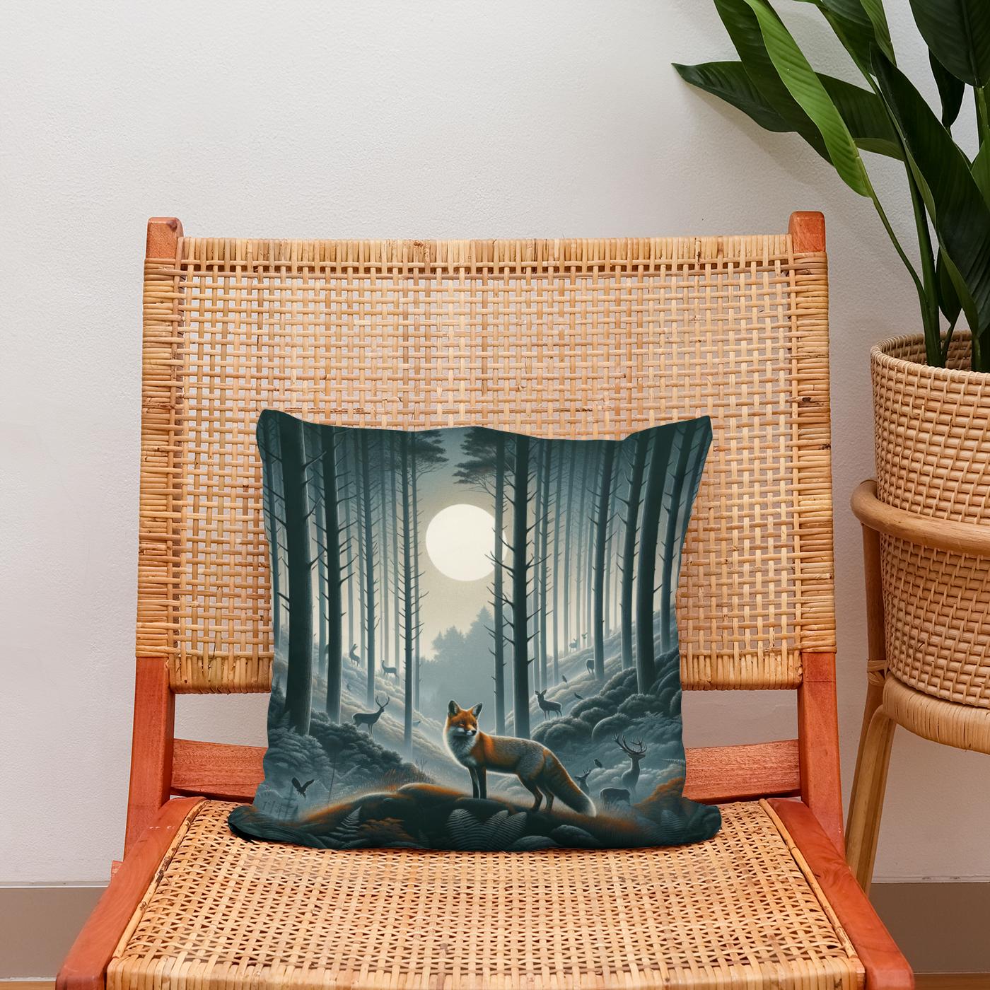 Mystique Forest Cotton Cushion