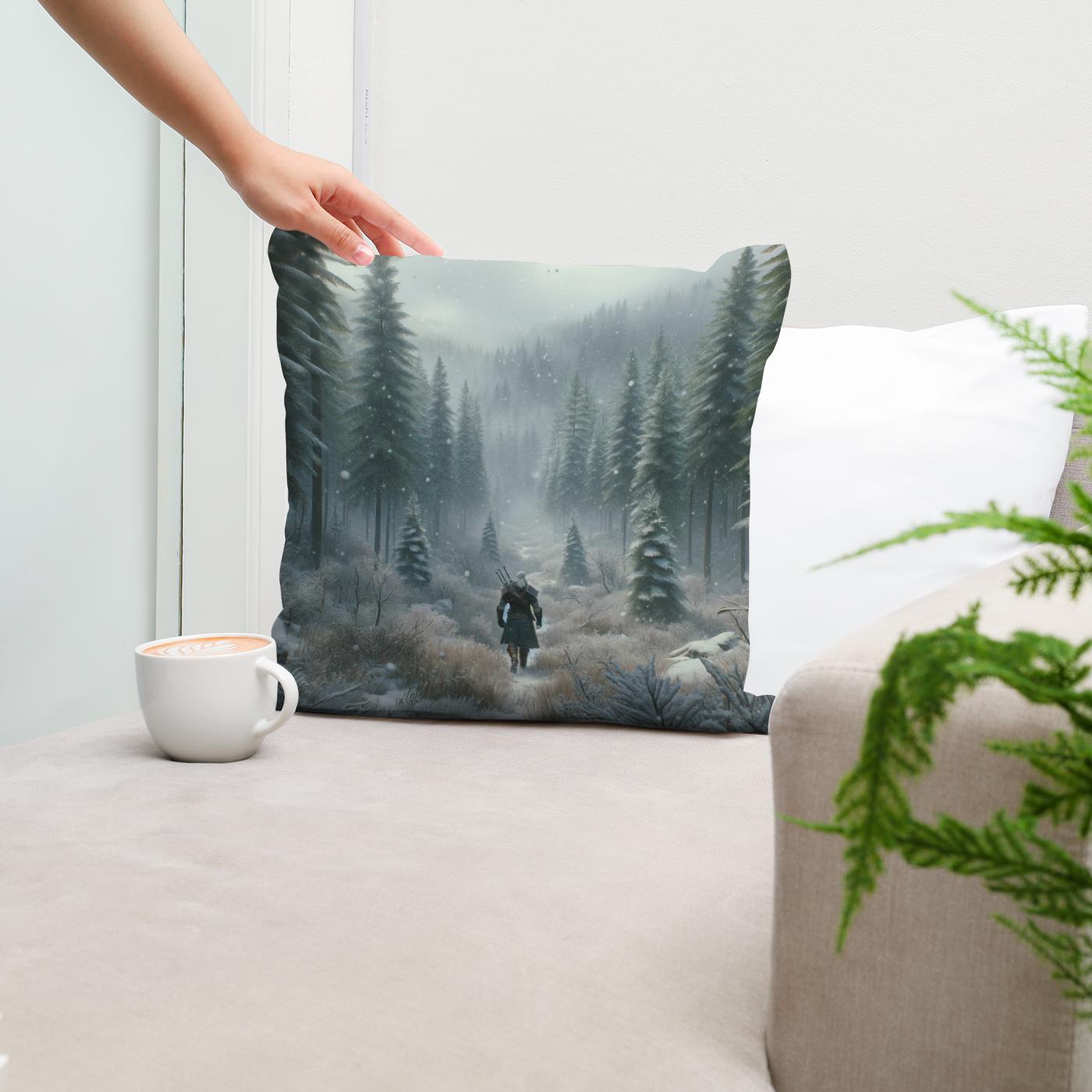 Mystical Meadow Cotton Cushion