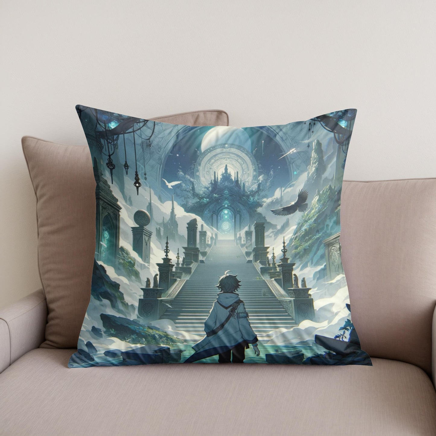 Mystical Isekai Voyage Cotton Cushion