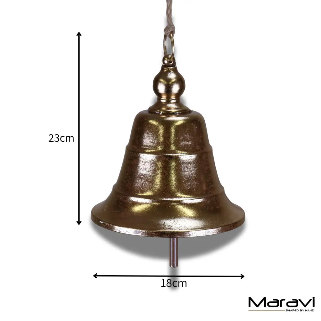 Yanika Hanging Bell Gold Colour 20cm