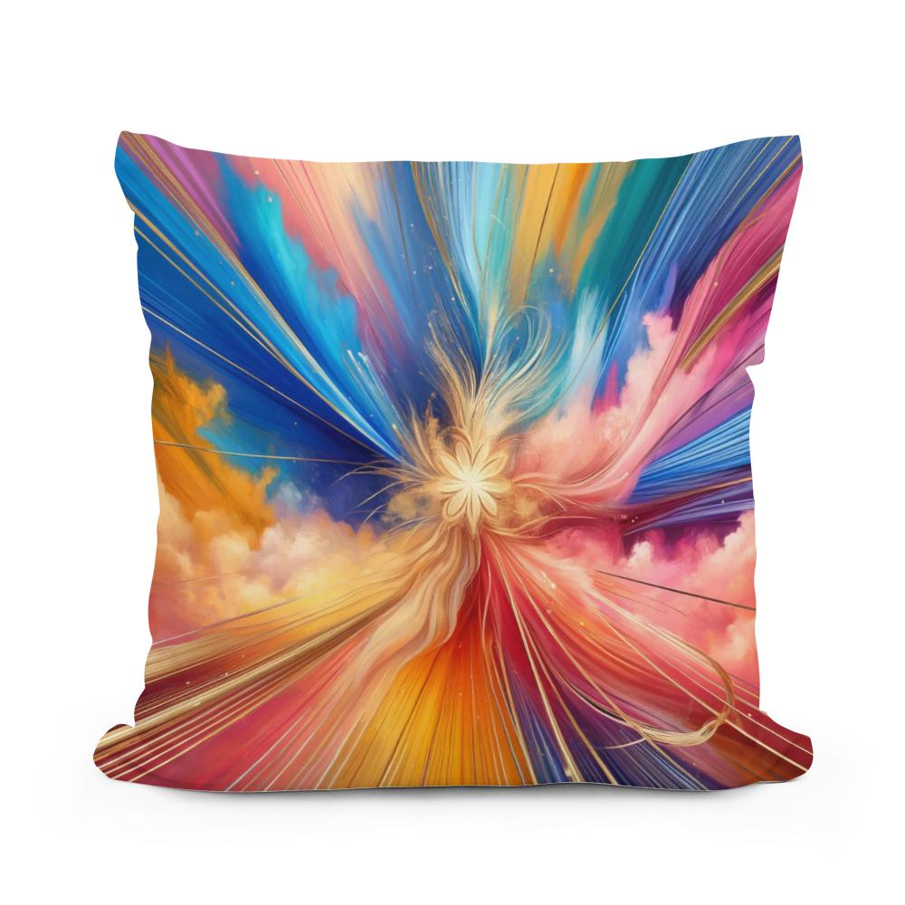 Vivid Harmony Cotton Cushion