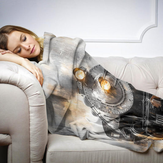 Golden Gleam Locomotive Blanket