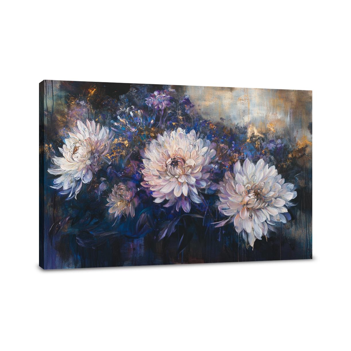 Chrysanthemum Reflection Canvas