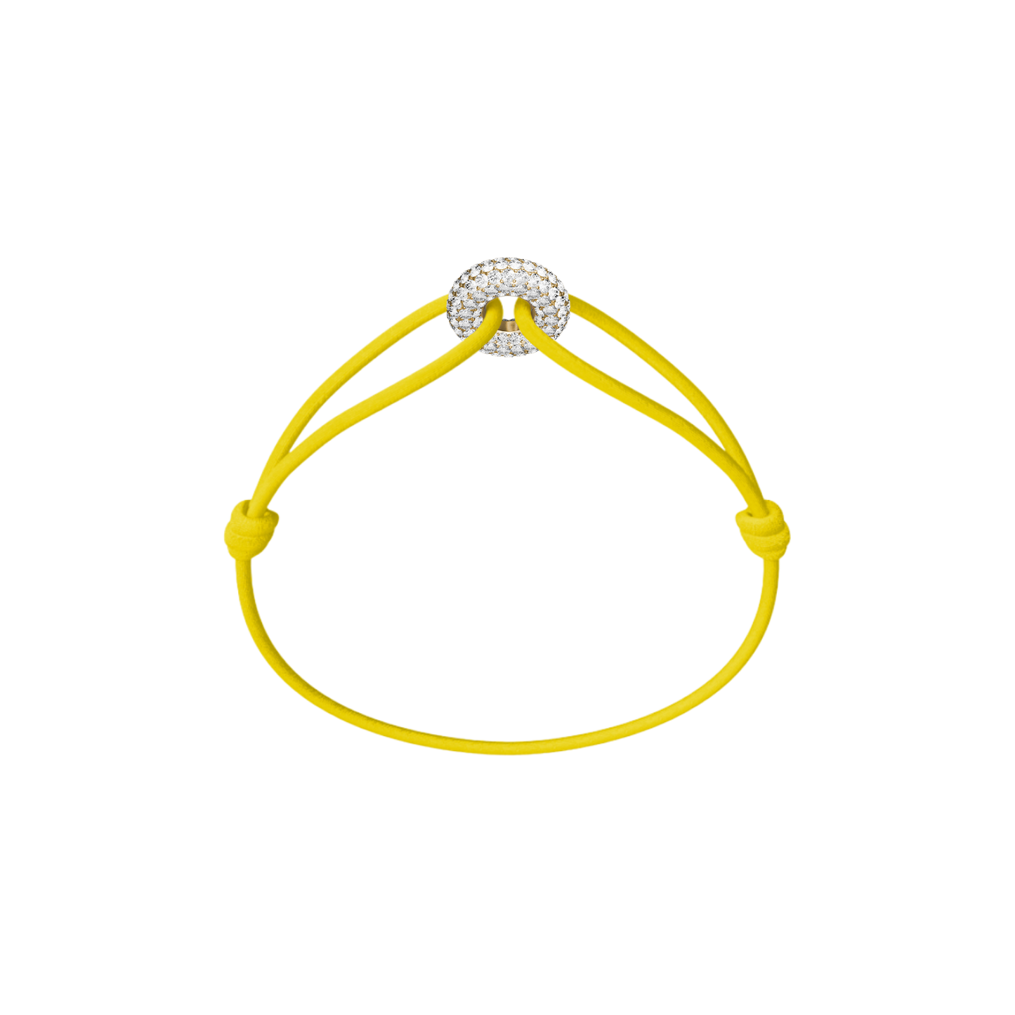 Mini Golden Soho Pavé Cord Bracelet