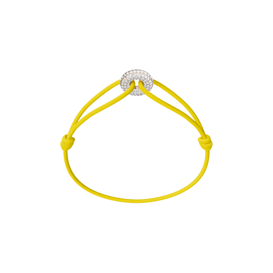 Mini Rose Soho Pavé Cord Bracelet