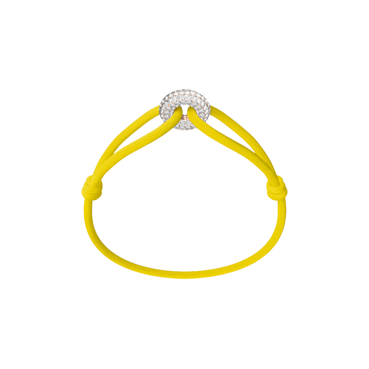 Rose Soho Pavé Cord Bracelet