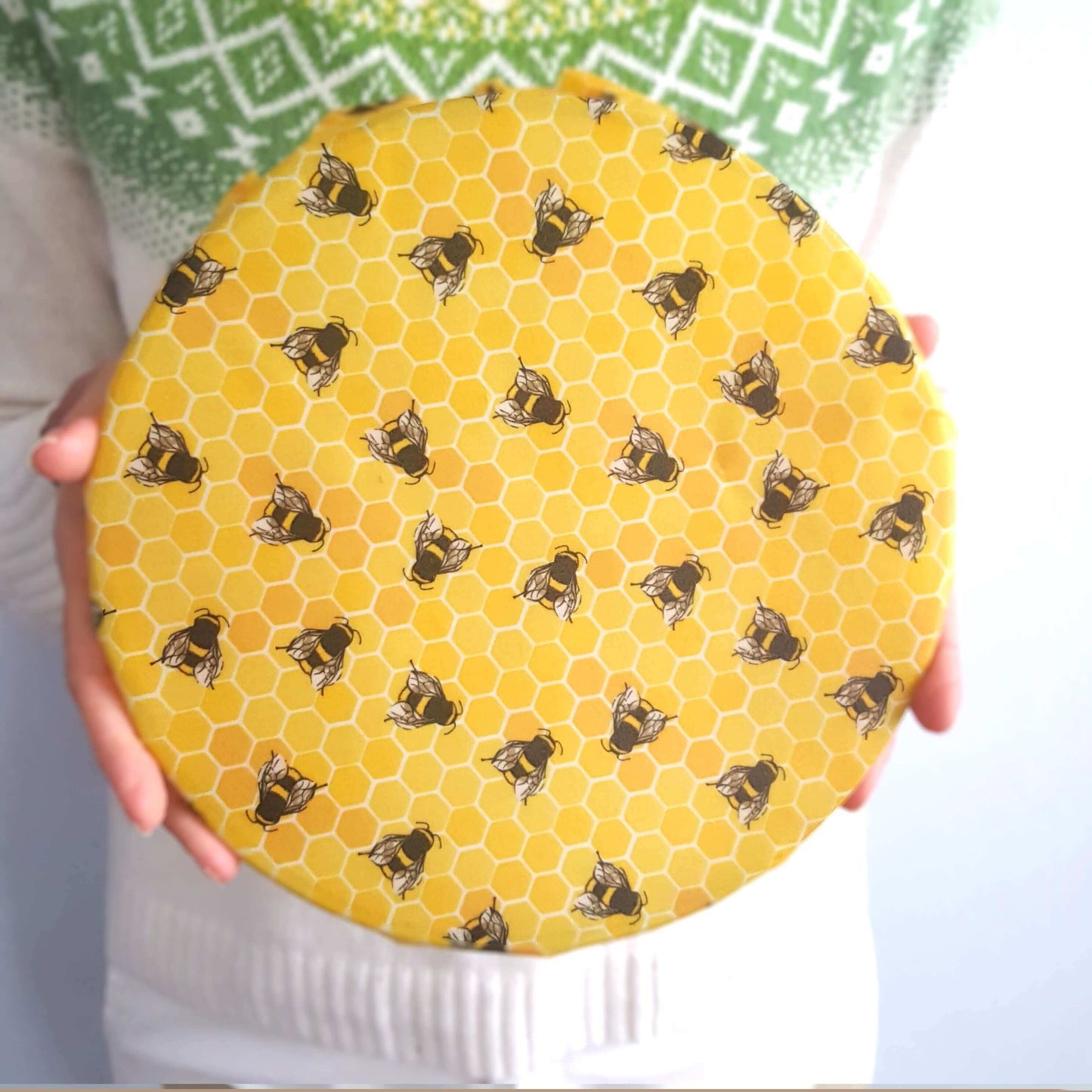Honey Bee Good Set of 3 Handmade Beeswax Wraps | Bees & Cherries