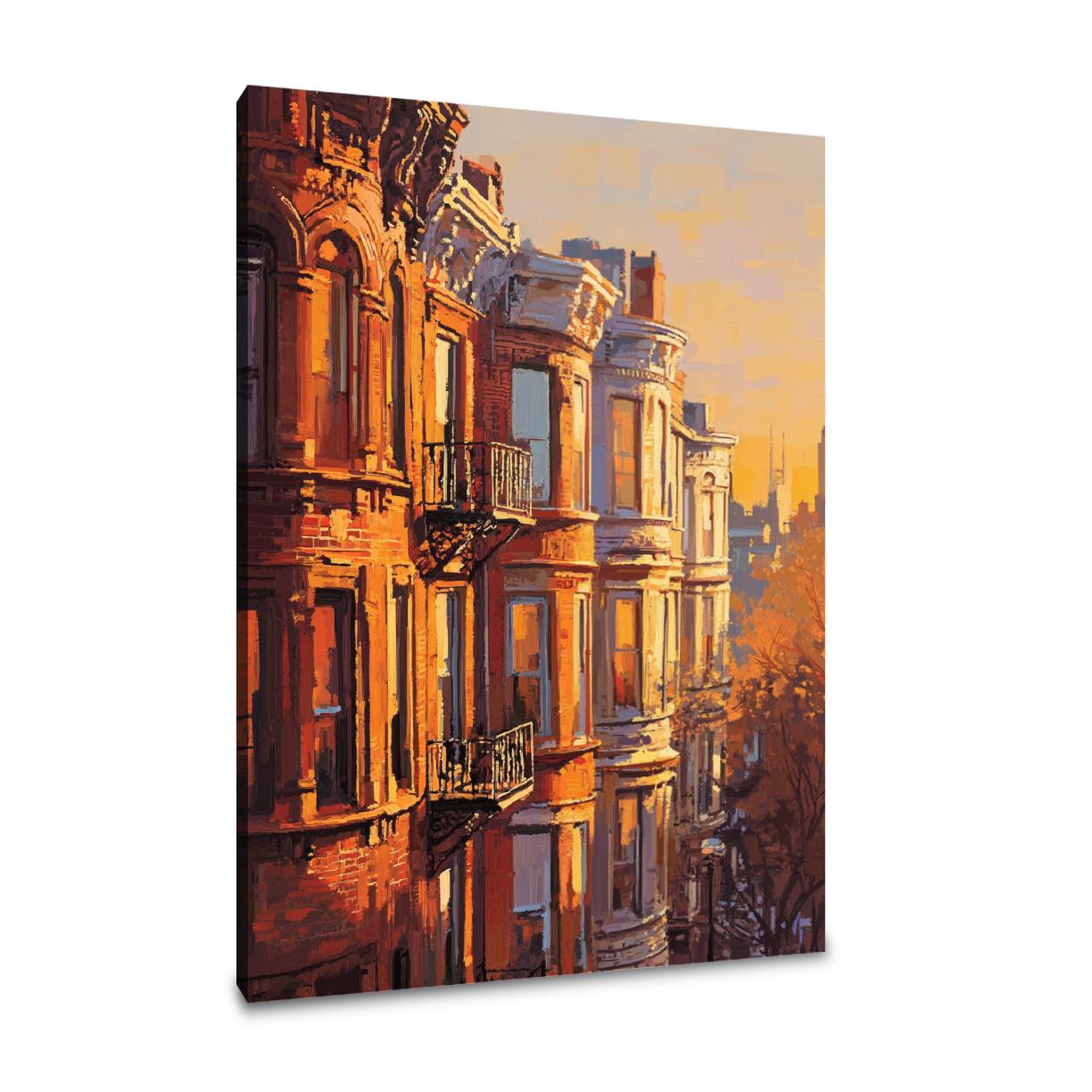 Victorian Brickwork Canvas