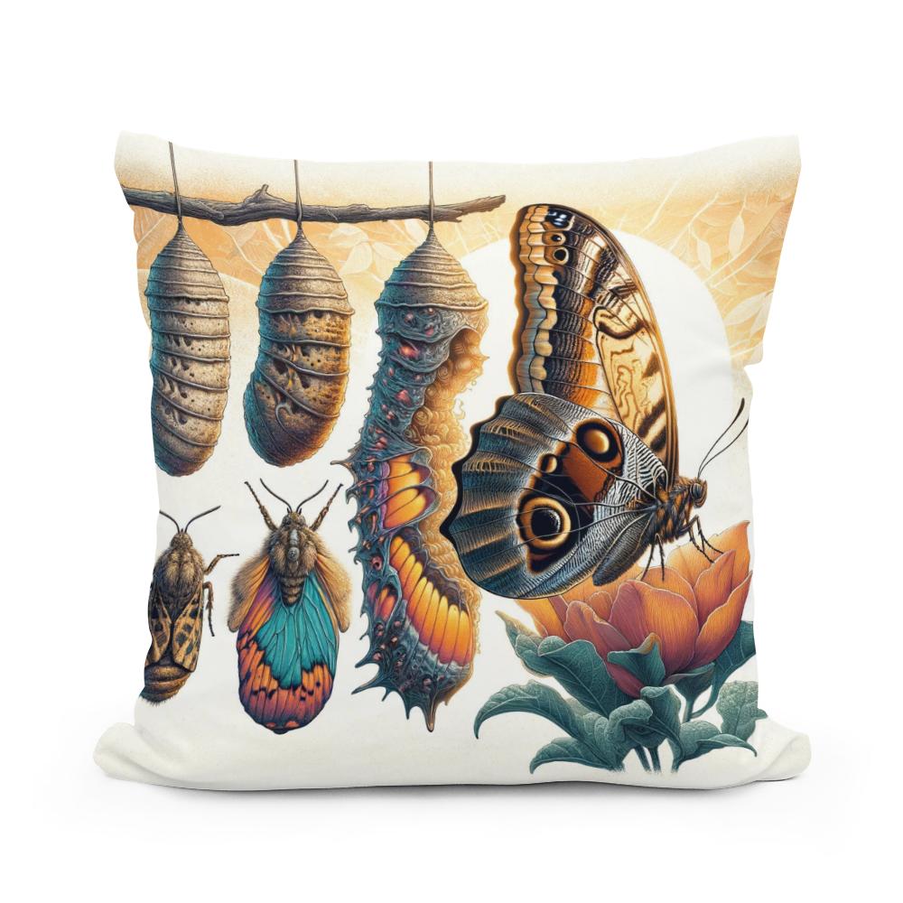 Metamorphosis Wings Cotton Cushion