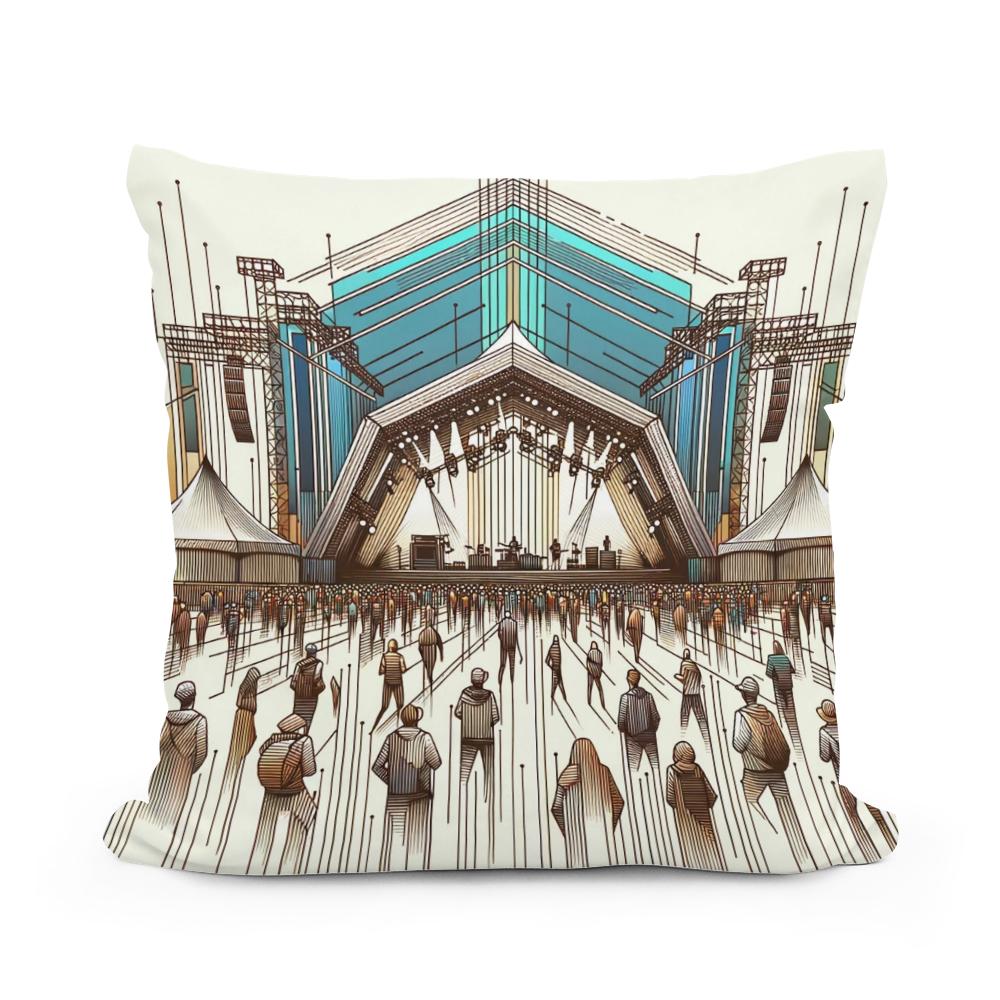 Modern Beats Cotton Cushion