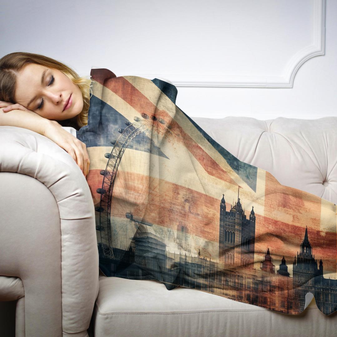 London Skyline Union Blanket