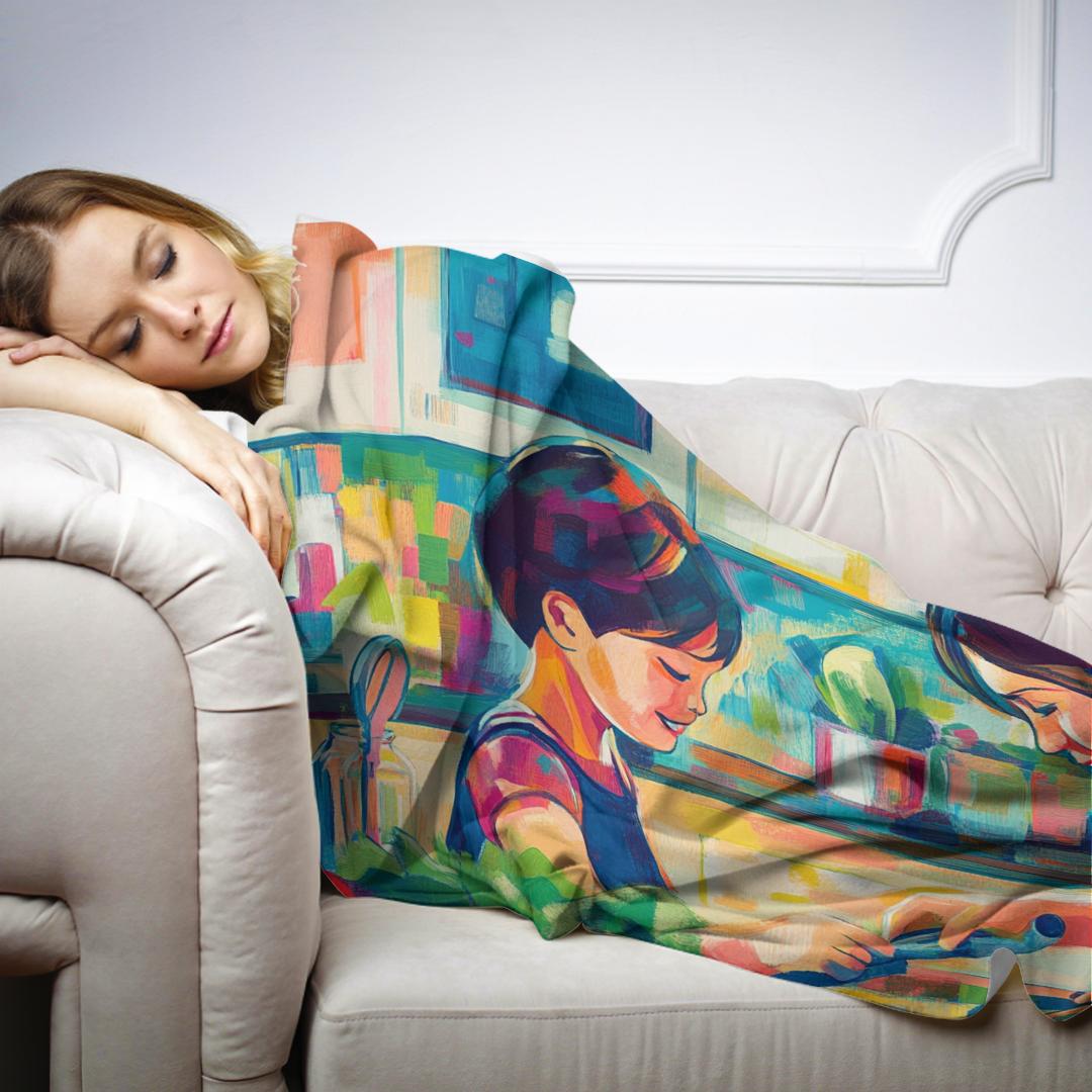 Cooking Together Blanket
