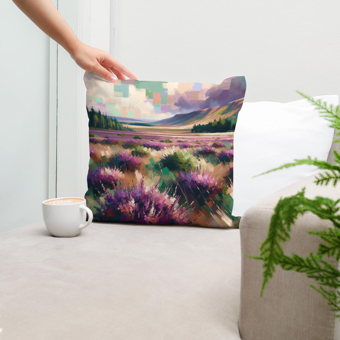 Dundee Heather Fields Majesty Cotton Cushion