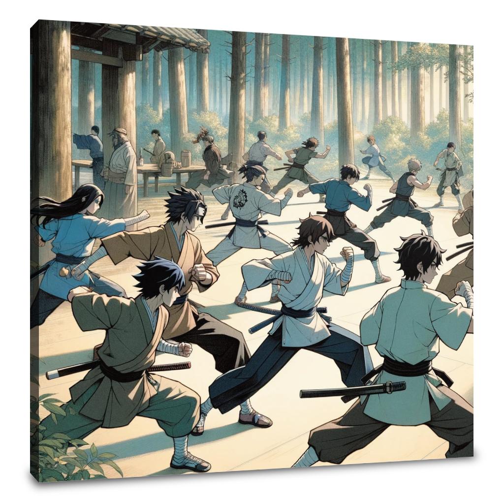 Forest Dojo Chronicles Canvas