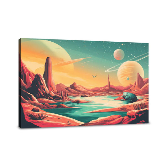 Galactic Flora Canvas