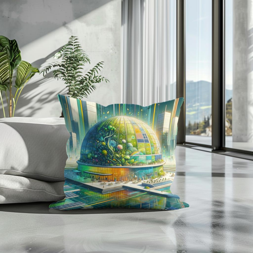 Future Greensphere Cotton Cushion