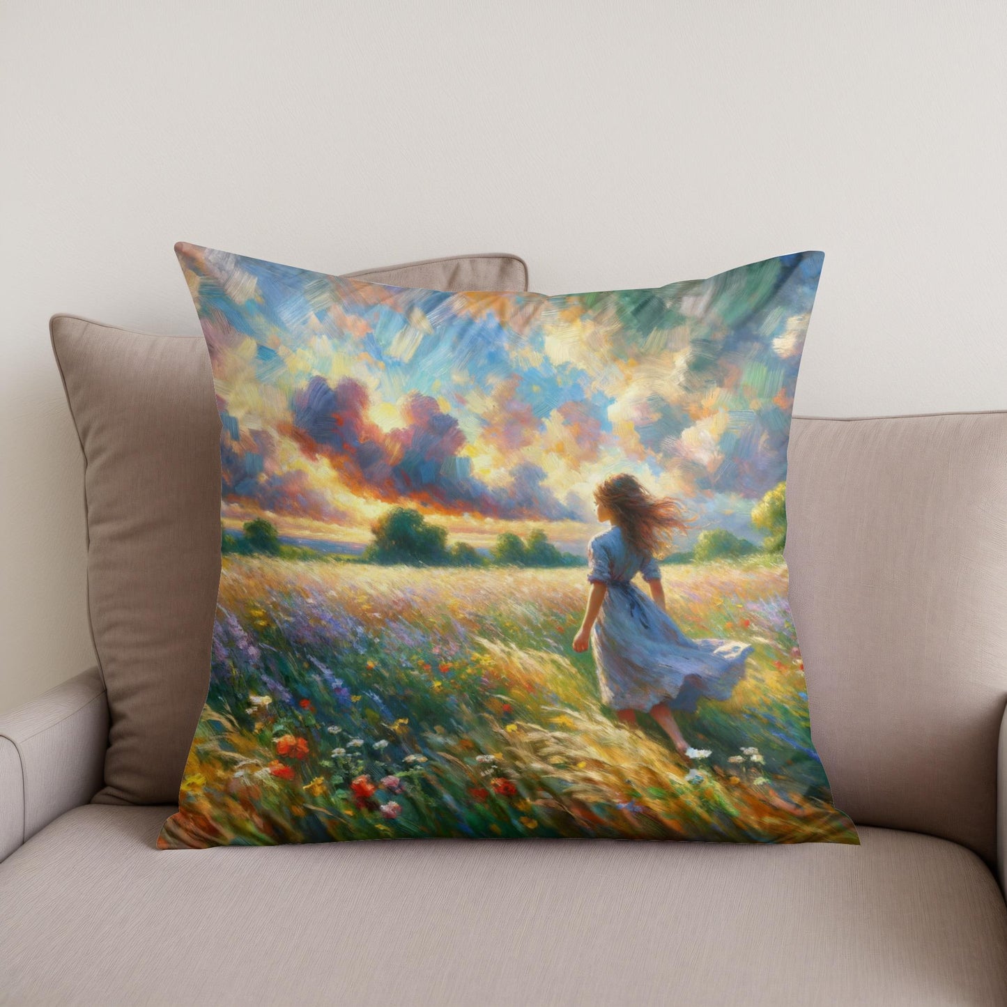 Youthful Reverie Cotton Cushion