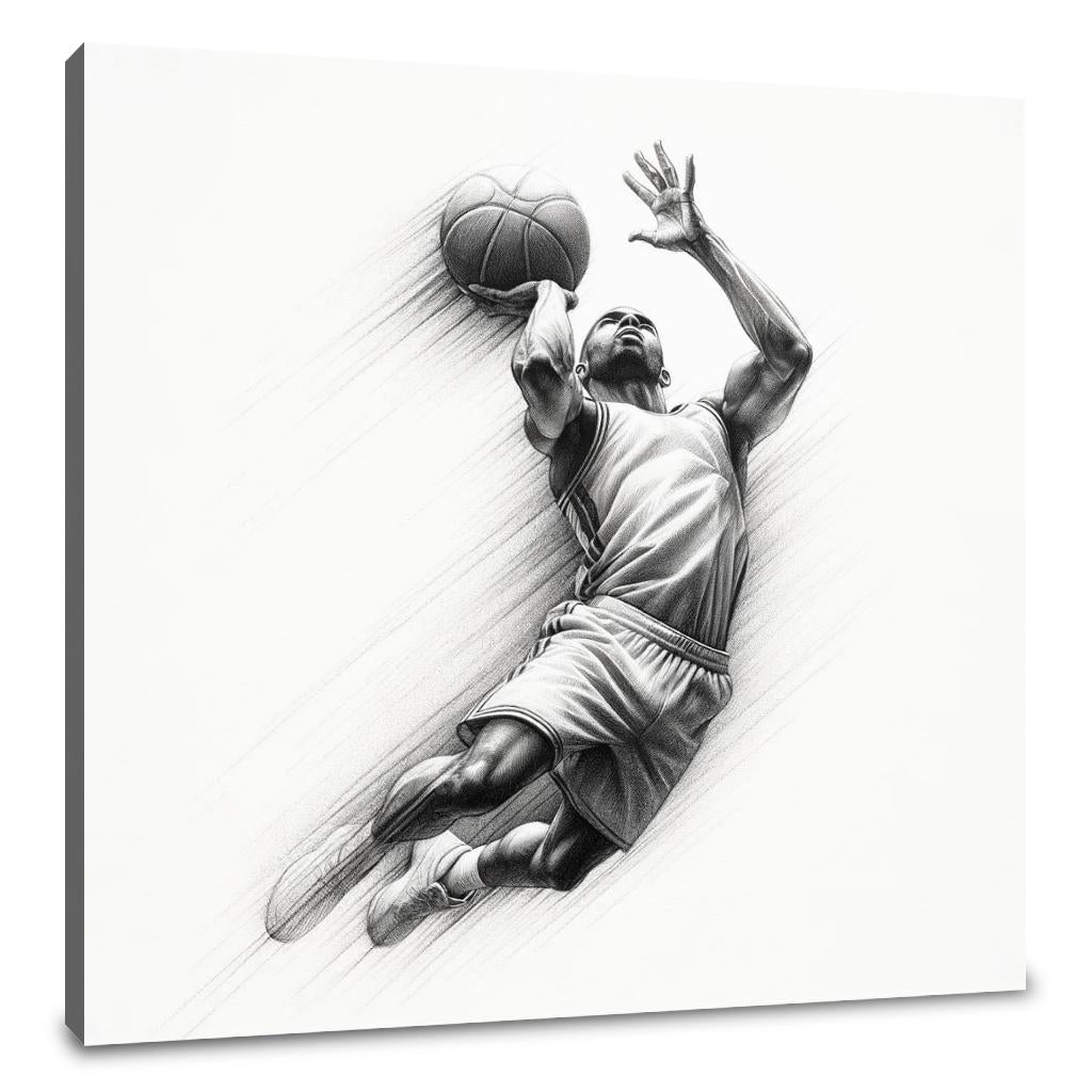 Jump Shot Elegance Canvas