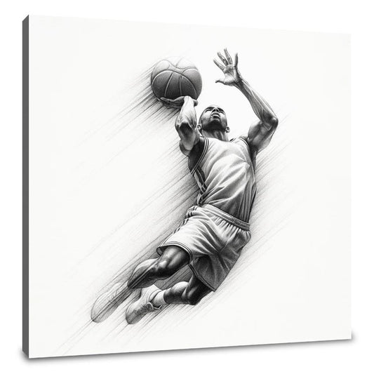 Jump Shot Elegance Canvas