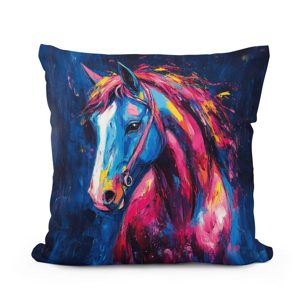 Electric Equine Cotton Cushion