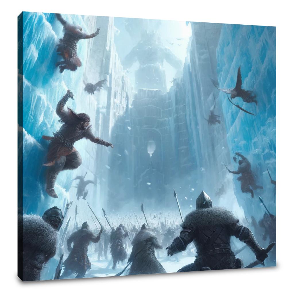 Siege of the Ice Fortress Canvas
