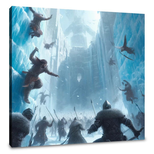 Siege of the Ice Fortress Canvas