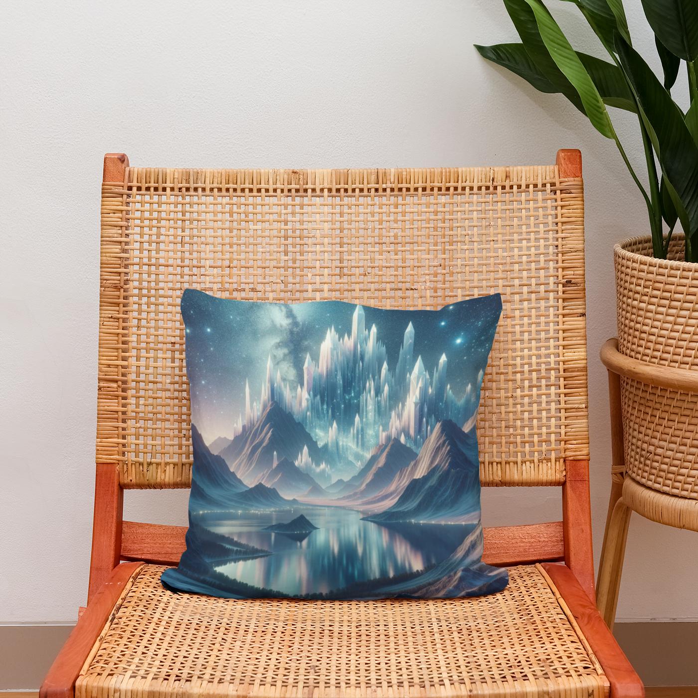 Mystic Peaks Cotton Cushion