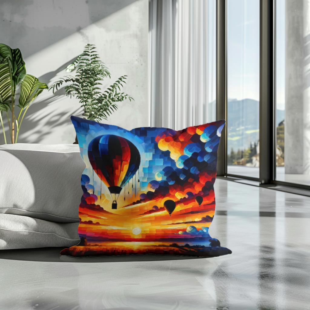 Dusk Contrasts Cotton Cushion