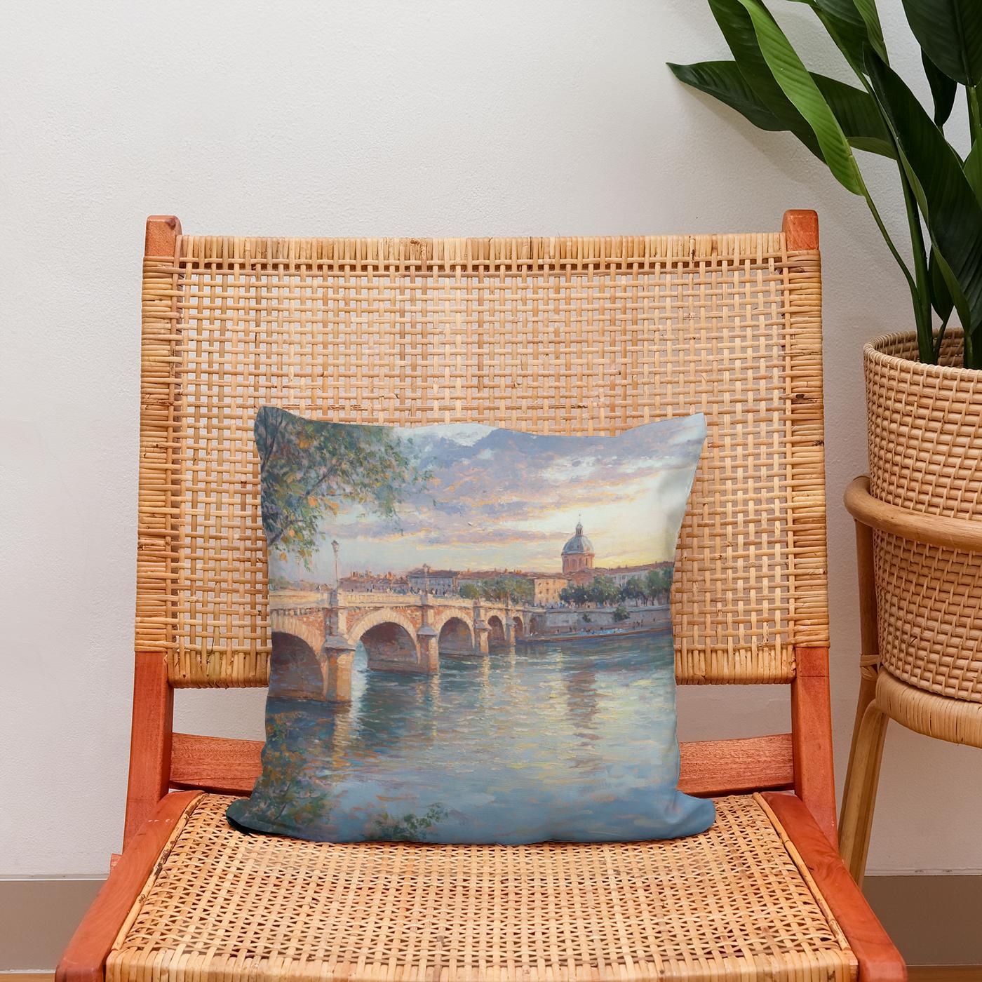 Pont Saint-Pierre Cotton Cushion