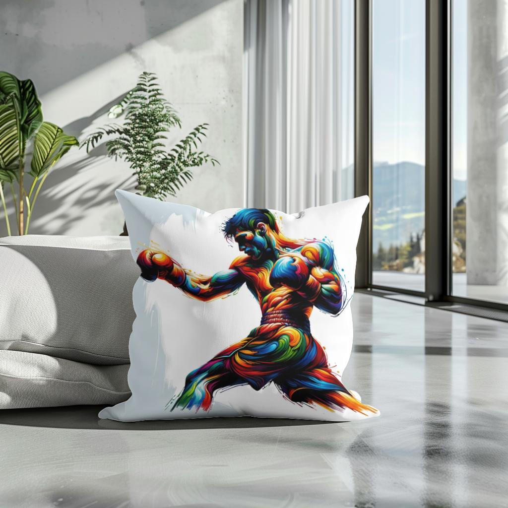 Dynamic Punch Cotton Cushion