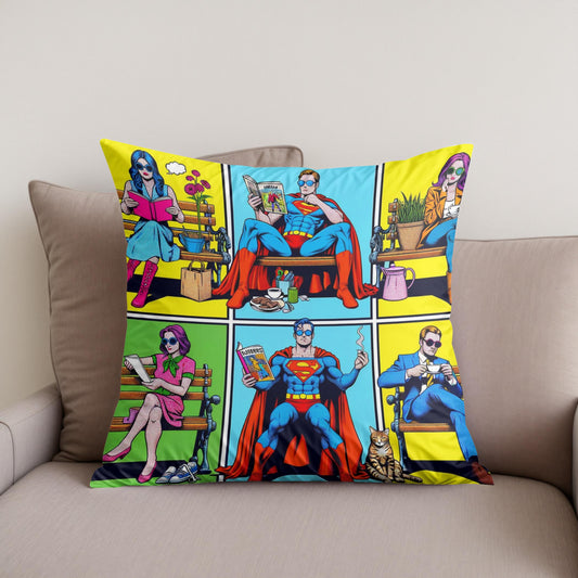 Heroes Unplugged Cotton Cushion