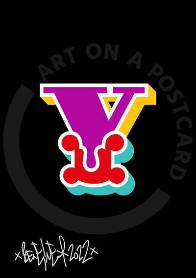 Ben Eine - Circus Font Letters, Hand-signed