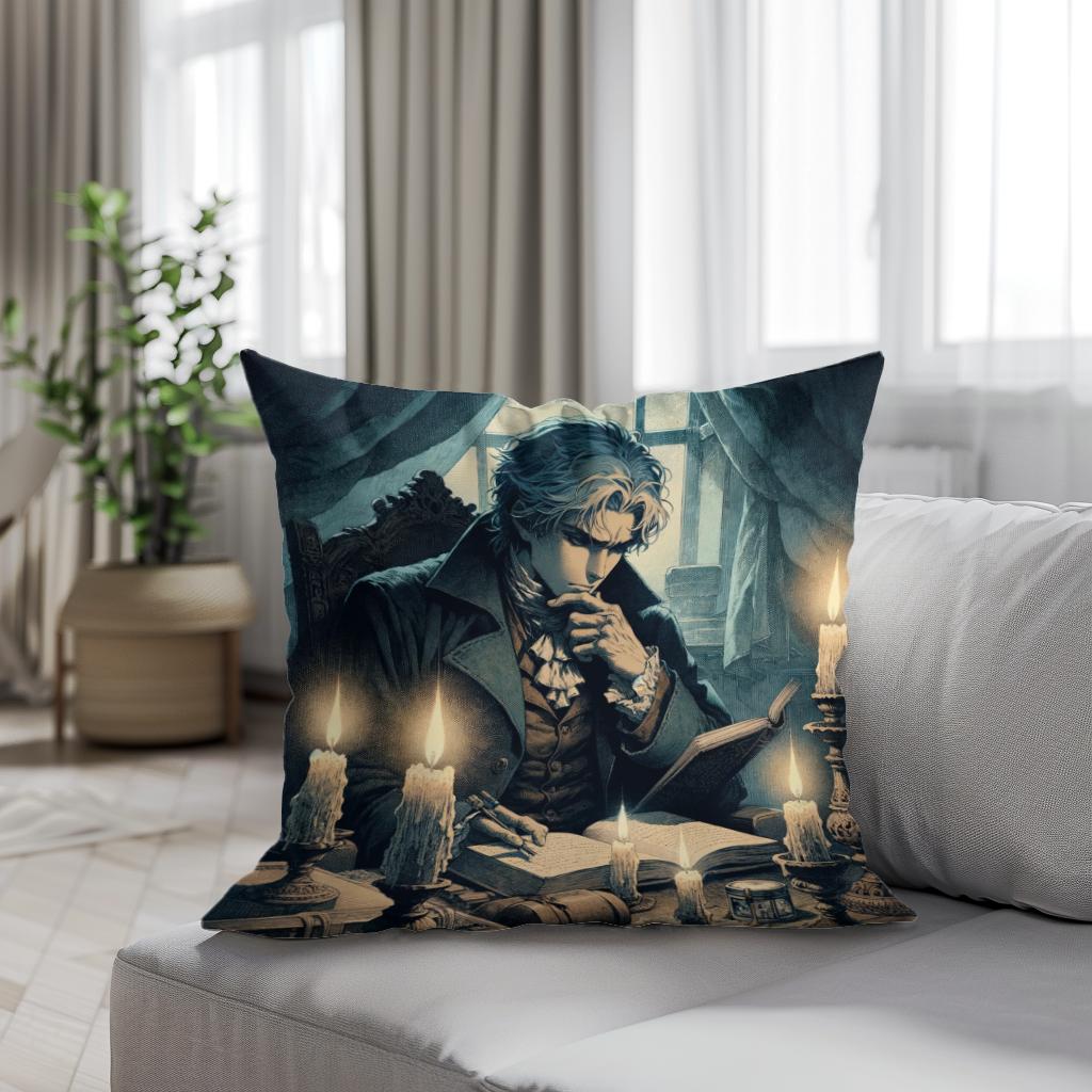 Philosopher's Reflection Cotton Cushion