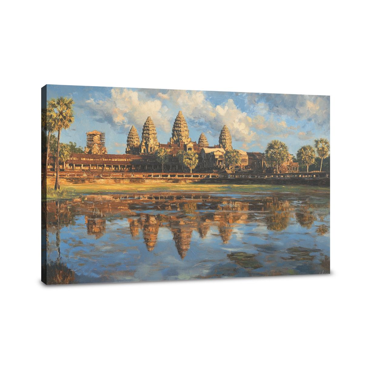 Angkor Dusk Canvas