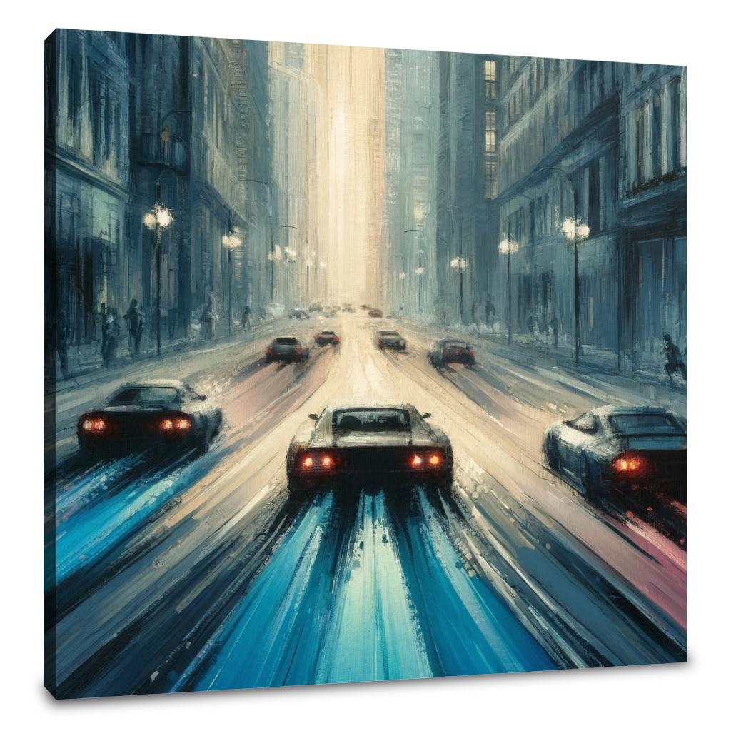 Rivals in the Narrow City Canvas