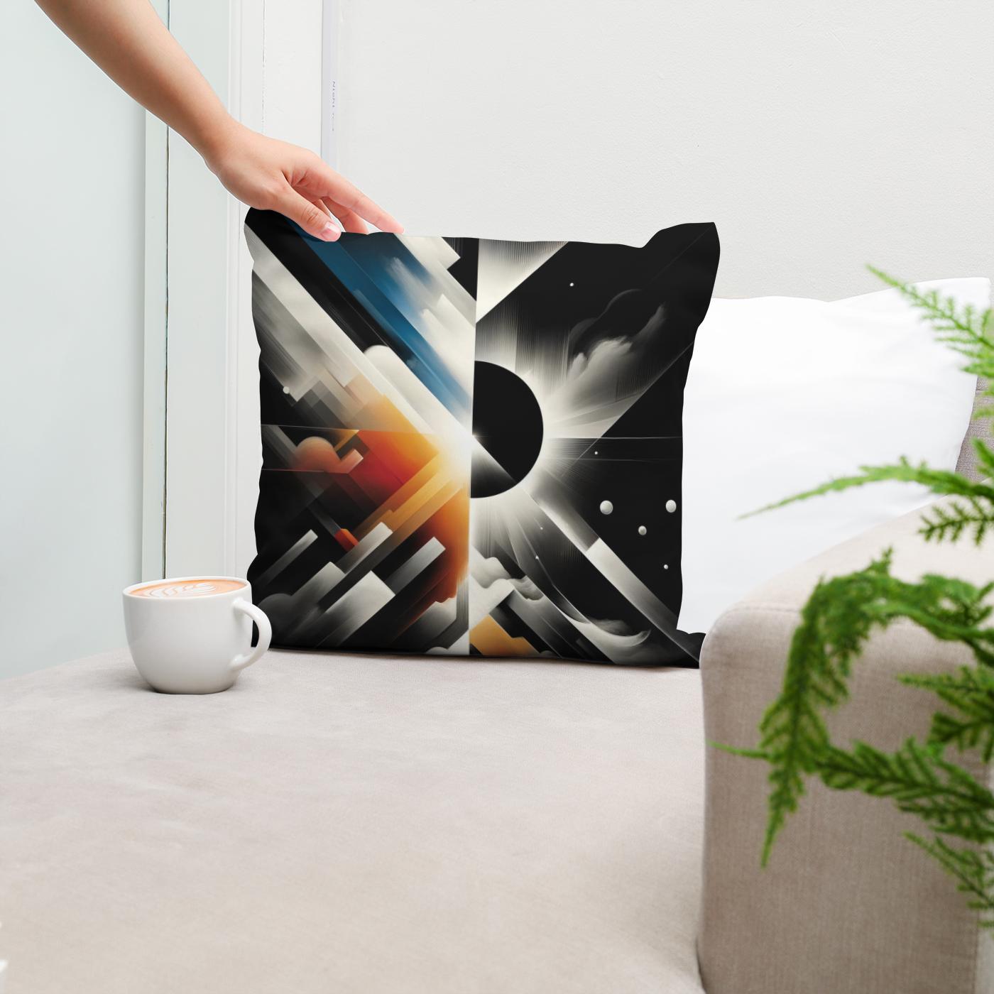 Eclipse of Clarity Cotton Cushion
