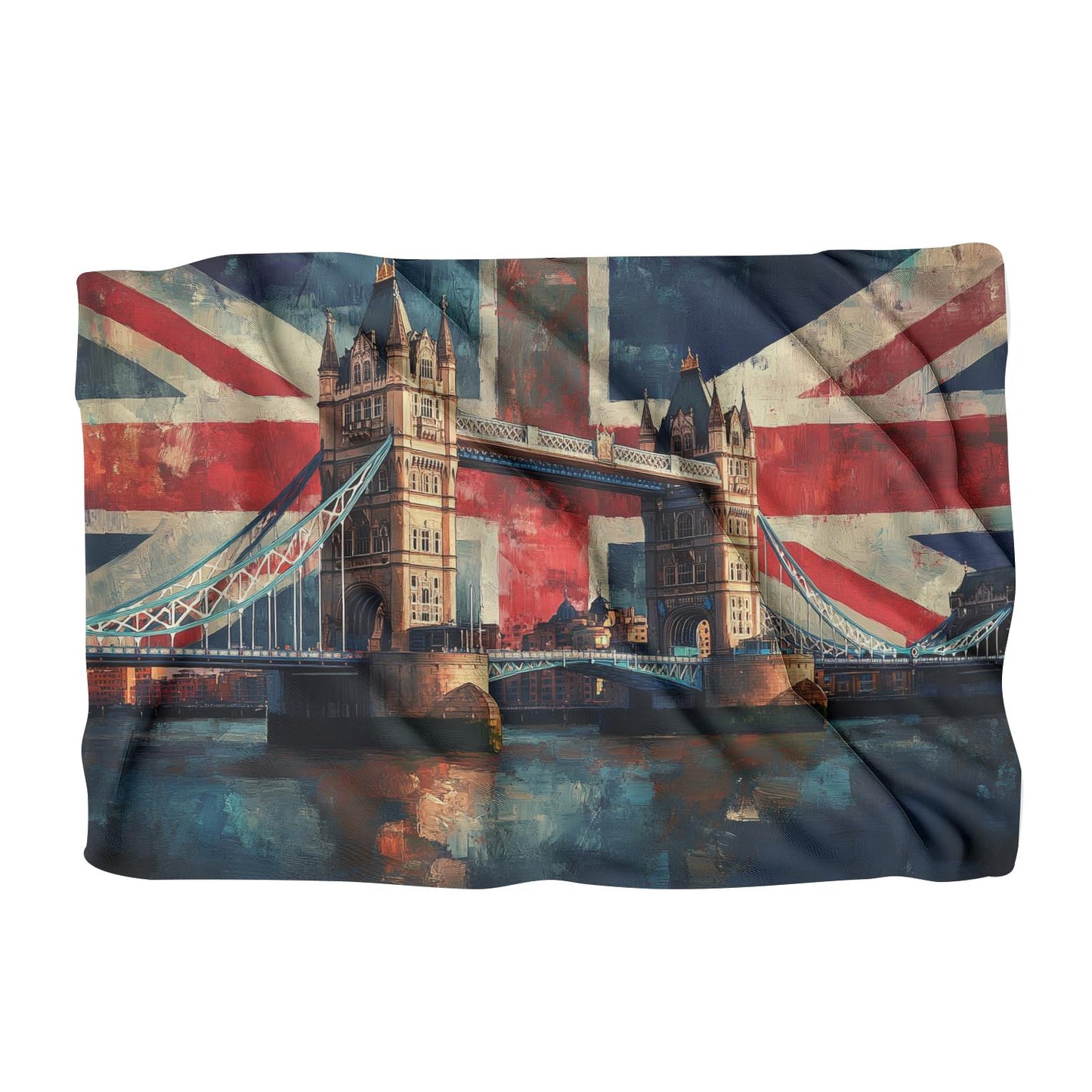 Tower Bridge Flag Blanket