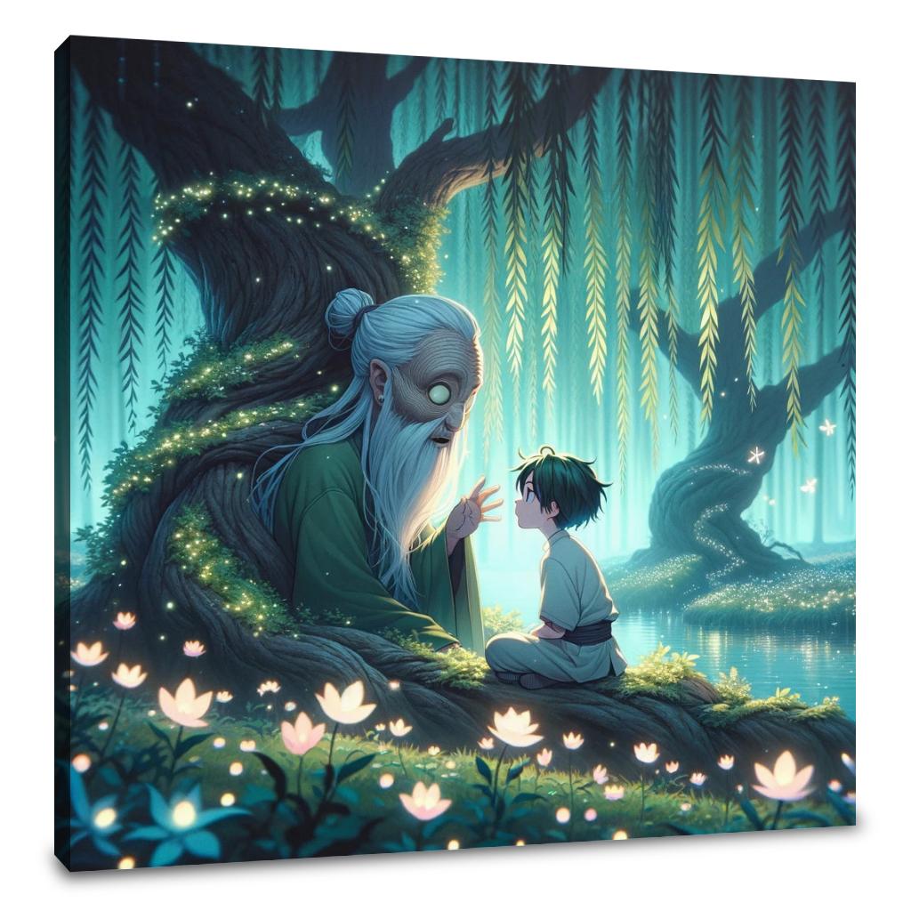 Whispering Willow's Secret Canvas