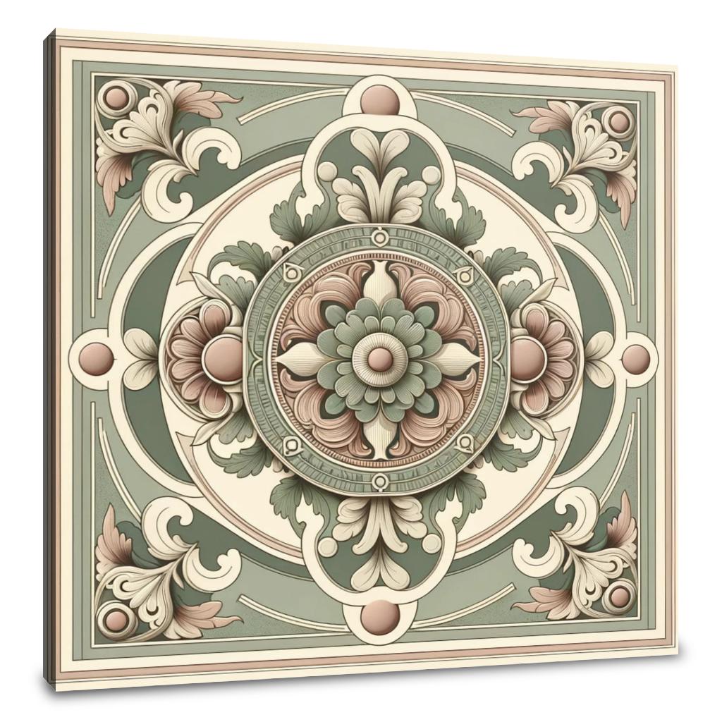 Classical Medallion Canvas