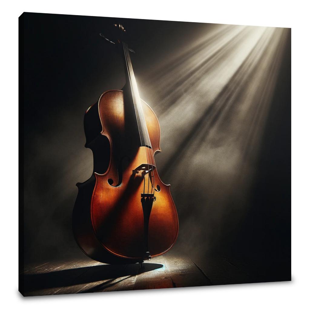 Cello's Shadow Canvas